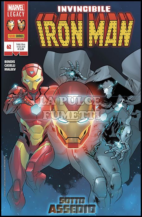 IRON MAN # 62 - INVINCIBILE IRON MAN - MARVEL LEGACY